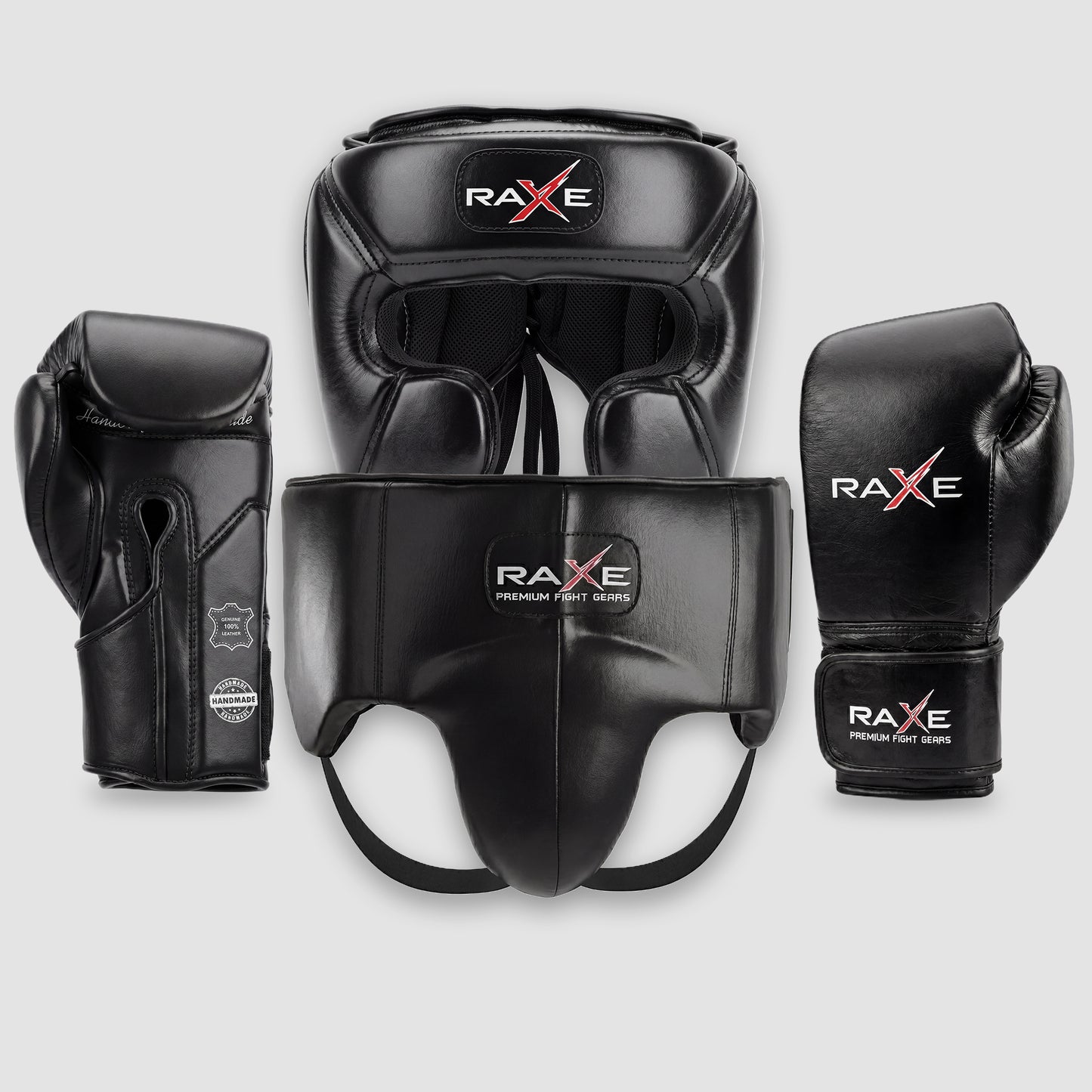 RAXE Leather Boxing Gear Set