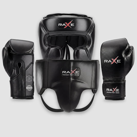 RAXE Leather Boxing Gear Set