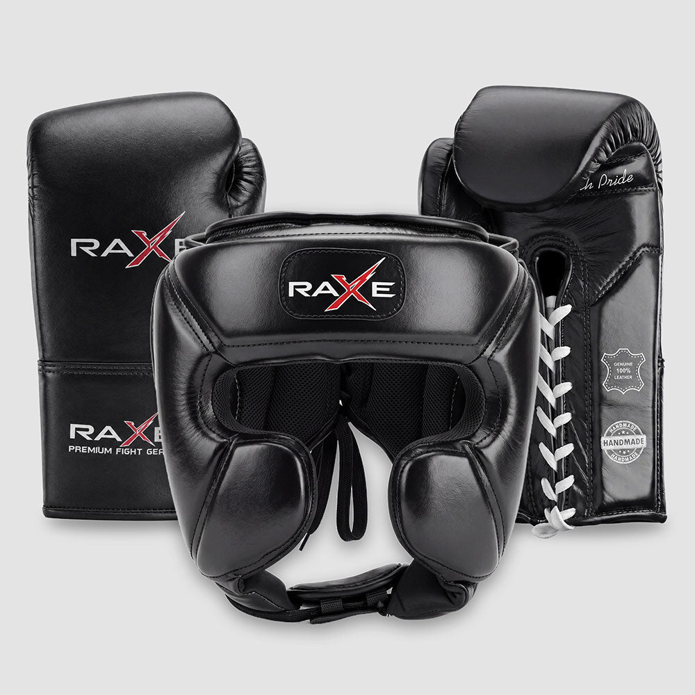 RAXE Pro Leather Boxing Gear Set Raxe Sports